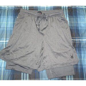 Spyder Active Gray Skiing, Snowboarding Shorts Size Small ProW=B